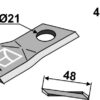 Kniv 100x48mm