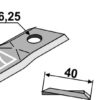 Kniv 93x40mm