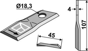 80-146 Kniv 107x45mm