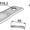 Kniv 122x45mm