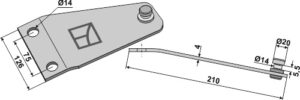 Knivholder 210x126mm