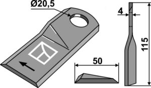 80-234 Kniv 115x50mm