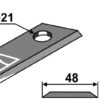 Kniv 108x48mm