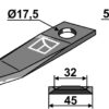 Kniv 130x45mm