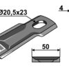 Kniv 130x50mm