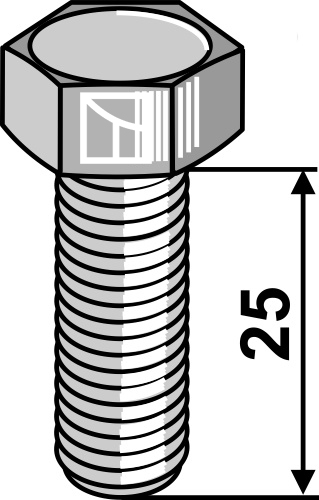 Knivbolt M10x1,5 - 8.8