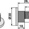 Knivbolt M10x1,5x26,1 - 10.9