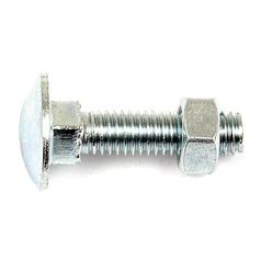 Bræddebolt & Møtrik, Størrelse: M8x60mm (DIN 601/934)