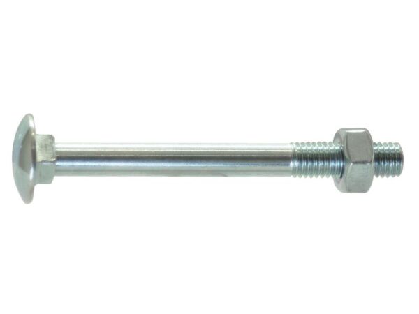 Bræddebolt & Møtrik, Størrelse: M10x45mm (DIN 603/555)