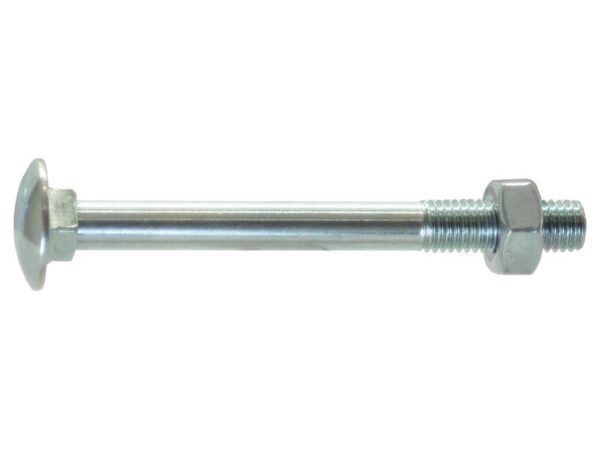Bræddebolt & Møtrik, Størrelse: M12x40mm (DIN 603/555)