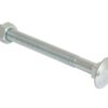 Bræddebolt & Møtrik, Størrelse: M12x130mm (DIN 601/934)