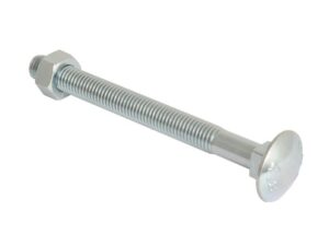 Bræddebolt & Møtrik, Størrelse: M12x130mm (DIN 601/934)