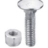 Bolt M8x1,25x40 m. møtrik - galvaniseret