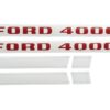 Emblemsæt - Ford / New Holland 4000