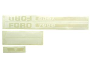 Emblemsæt - Ford / New Holland 7600