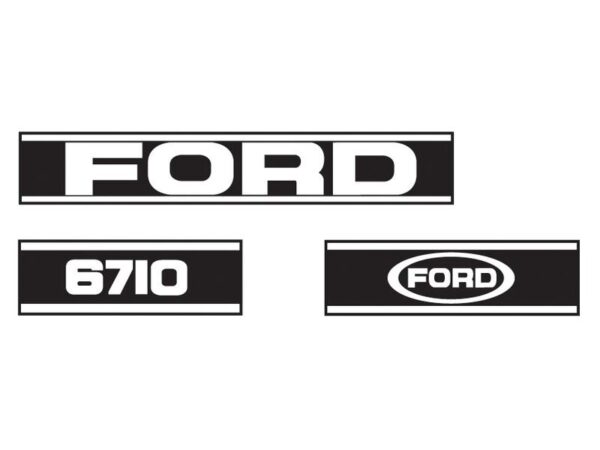 Emblemsæt - Ford / New Holland 6710