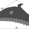 Kniv til fodervogne 400mm