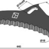 Kniv til fodervogne 445mm