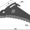 Kniv til fodervogne 460mm