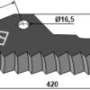 Kniv til fodervogne 420mm