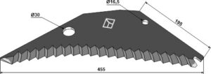 85-182 Kniv til fodervogne 455mm