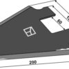 Kniv til fodervogne 200mm