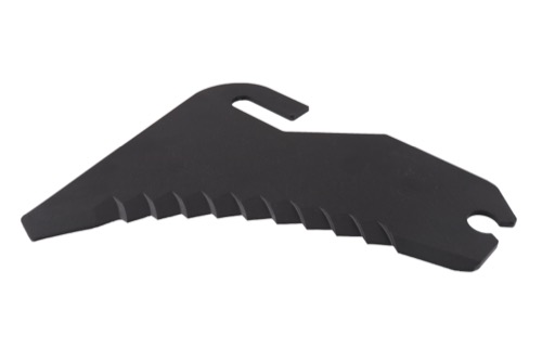 Kniv til rundballepresser 360mm - (hårdmetal belagt) bagside