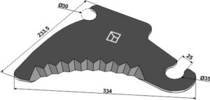 85-445 Kniv til rundballepresser 334mm