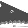Firkantet ballekniv 298mm