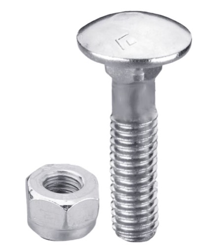 Bolt M8x1,25x50 m. møtrik - galvaniseret