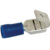 Kabelsko (flad), Standard Grip - Dobb, 6.3mm, Blå (1.5 - 2.5mm)