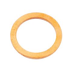 Kobberskive, ID: 21 x Udv. Ø: 26 x Tykkelse: 1.5mm