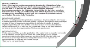 Skærspids 60mm - (hårdmetal belagt)