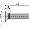 Plovbolt 7/16"x50