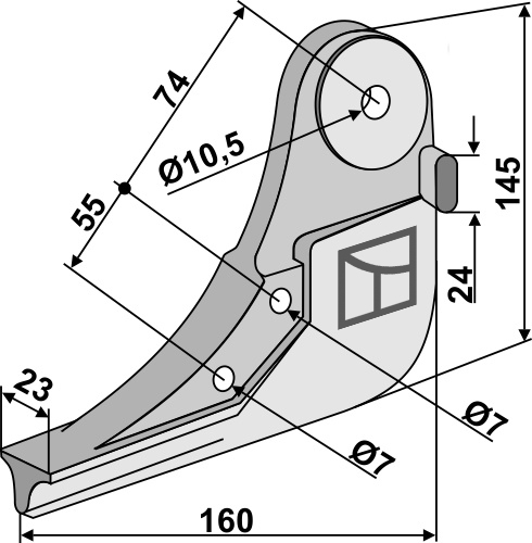 Såskær model Monopill