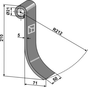 gll-02 Slagle 210x50mm