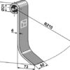 Slagle 215x50mm