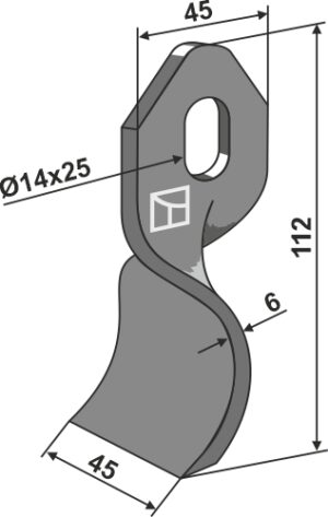 Slagle 112x45mm