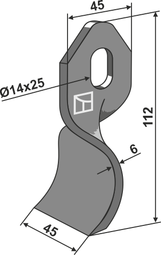 Slagle 112x45mm
