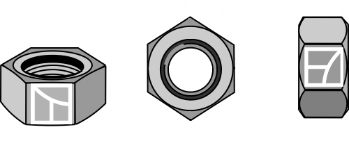 Møtrik M10x1,5 - 8.8