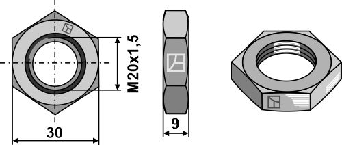 Møtrik M20