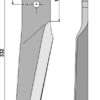 Rotorharvetand 332mm, venstre