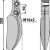 Fræserkniv 280mm