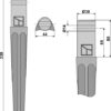 Rotorharvetand 330mm