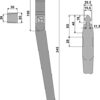 Rotorharvetand 345mm