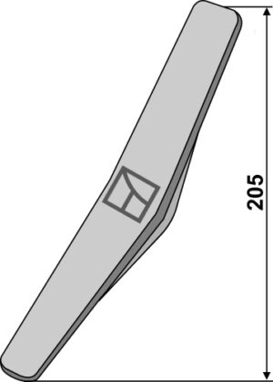 Spids - for påsvejsning 205mm