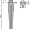 Rotorharvetand 312mm