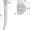 Rotorharvetand 313mm