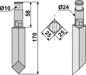 Rotortand 170mm