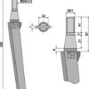 Rotorharvetand 325mm